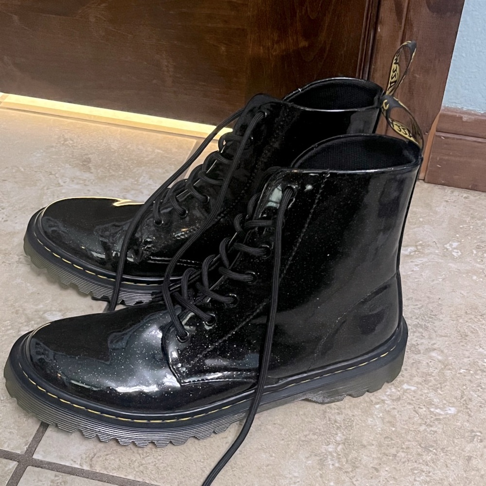 Brand new black shimmer Doc Martins women’s size 11